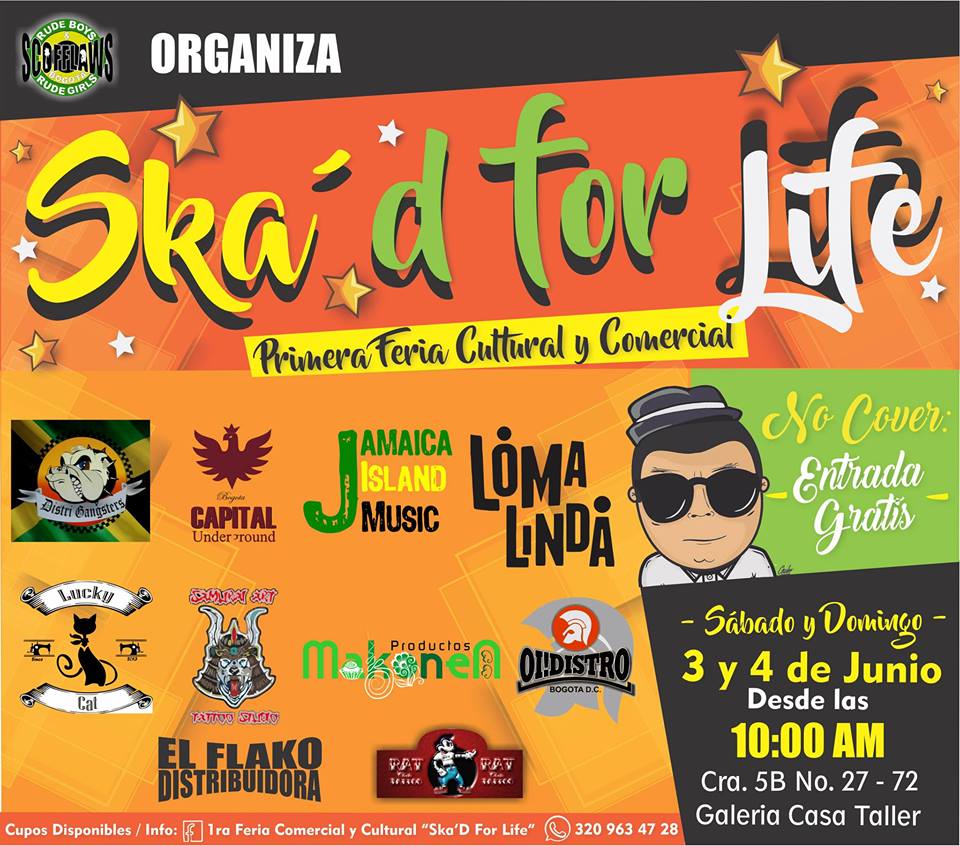 Ska´D For LifE, la feria del Ska en Bogotá