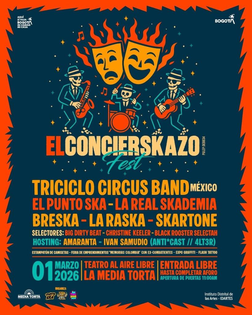Vuelve el Ska a la Media Torta con El Concierskazo Fest&nbsp;2026