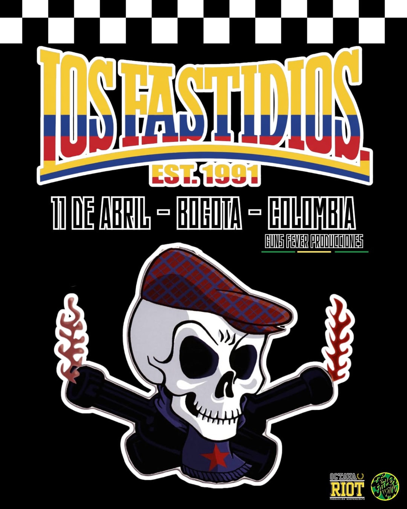 Los Fastidios aterriza en Bogotá: ska, punk y actitud antifascista en Boro Room